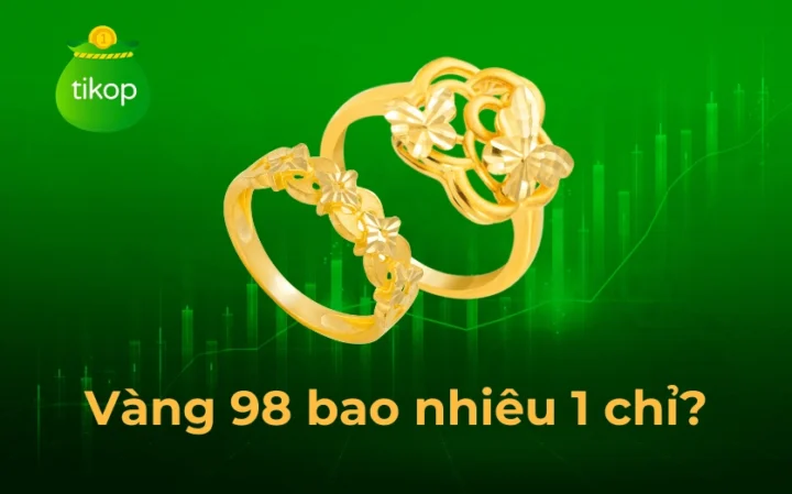 Biến động giá vàng 98