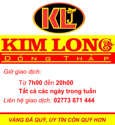 Biểu đồ giá vàng Kim Long Đồng Tháp qua các năm
