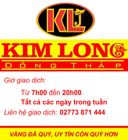 Giá Vàng Kim Long Đồng Tháp Hôm Nay: Cập Nhật 2026 Biểu đồ giá vàng Kim Long Đồng Tháp
