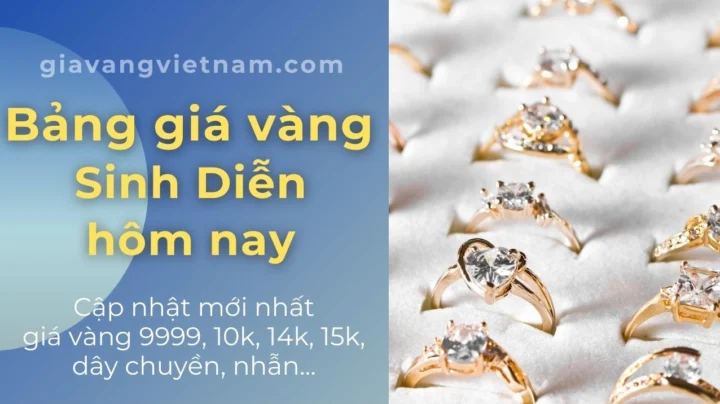 Biểu đồ giá vàng sinh diễn