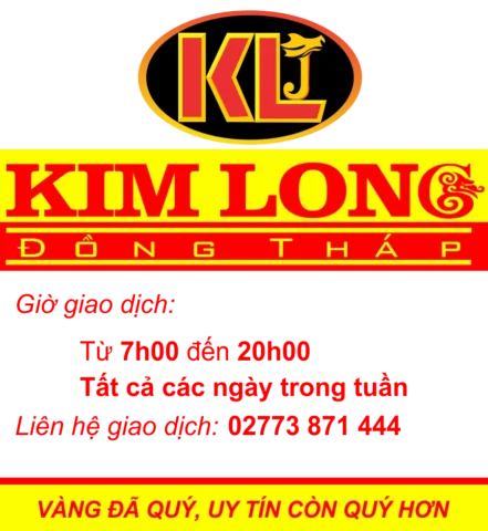 Biểu đồ giá vàng SJC Kim Long