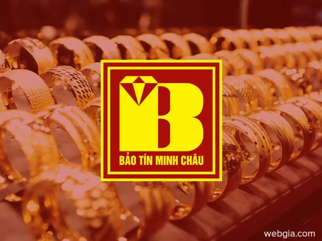 Biểu đồ giá vàng SJC tại Bảo Tín Minh Châu