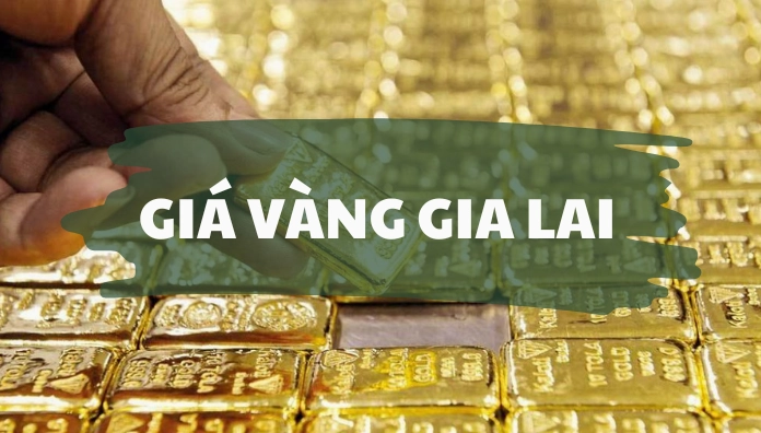 Biểu đồ giá vàng SJC tại Gia Lai