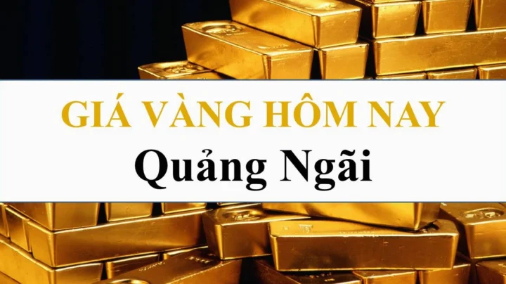Biểu đồ giá vàng tại Quảng Ngãi