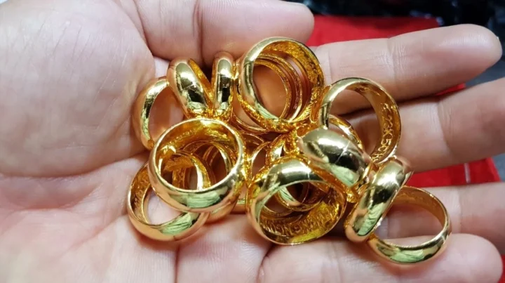 Các loại vàng nhẫn trơn phổ biến trên thị trường