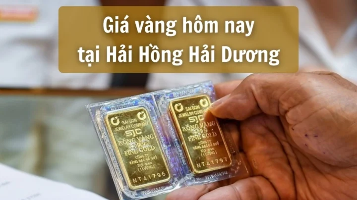 Cập nhật giá vàng Hải Hồng mới nhất