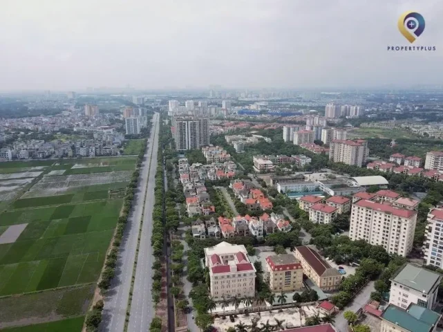 Cơ sở hạ tầng giao thông hiện đại tại khu đô thị Việt Hưng
