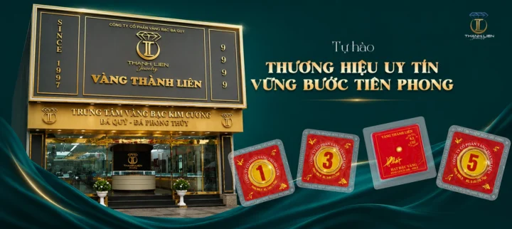 Vàng Thành Liên: Hành Trình 70 Năm Định Hình Ngành Trang Sức Việt Cửa hàng Vàng Thành Liên tại Hải Phòng với nhiều mẫu trang sức