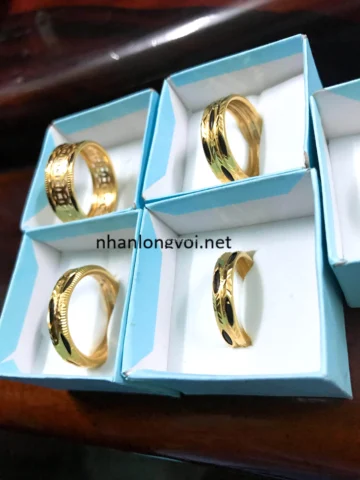 Mẫu vàng nhẫn Mi Hồng đẹp và sang trọng