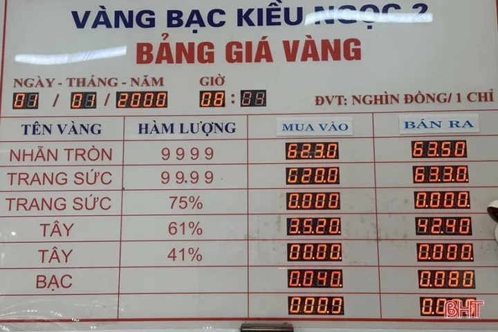 Người đang xem biểu đồ giá vàng