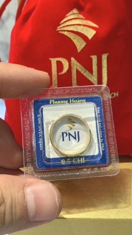 Người mua vàng tại cửa hàng PNJ