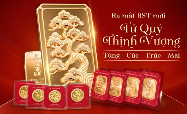 Sản phẩm vàng 24K tại Bảo Tín Mạnh Hải