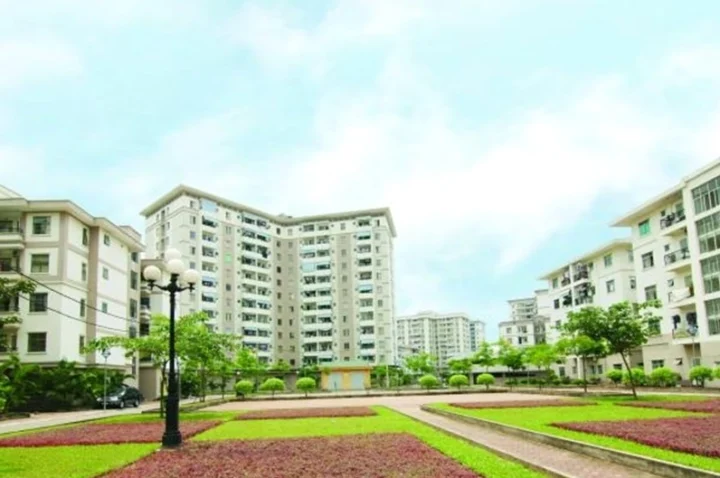 Sơ đồ phân lô các loại hình nhà ở tại khu đô thị Việt Hưng