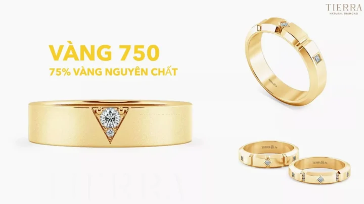 So sánh vàng 750 với các loại vàng khác
