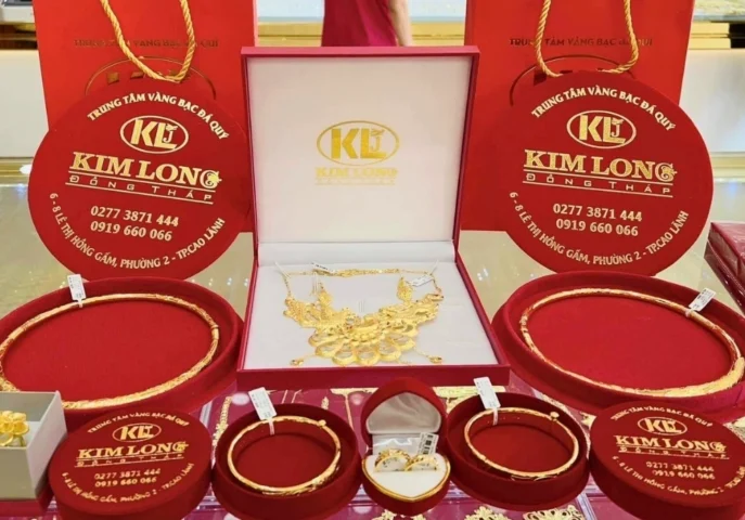 Tiệm vàng Kim Long tại Đồng Tháp