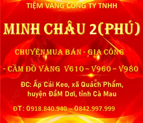 Trang sức vàng tại Cà Mau